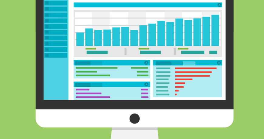 Free statistic wordpress web vector